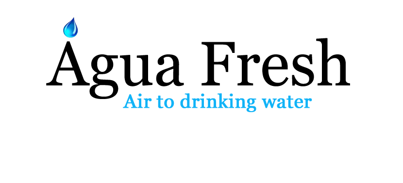 Agua fresh logo air to water purified hotel distilled hot cold portugal